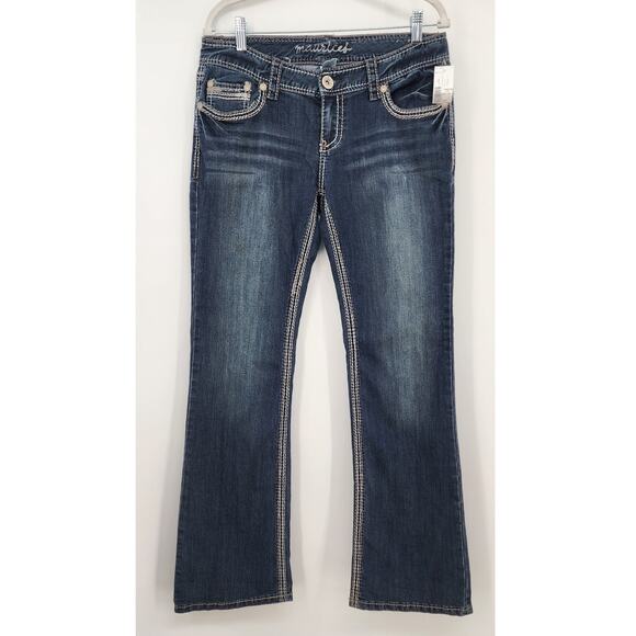 New Maurices Bootcut Bold Stitch Jeans‎ Size 9/10 32 - Picture 1 of 5